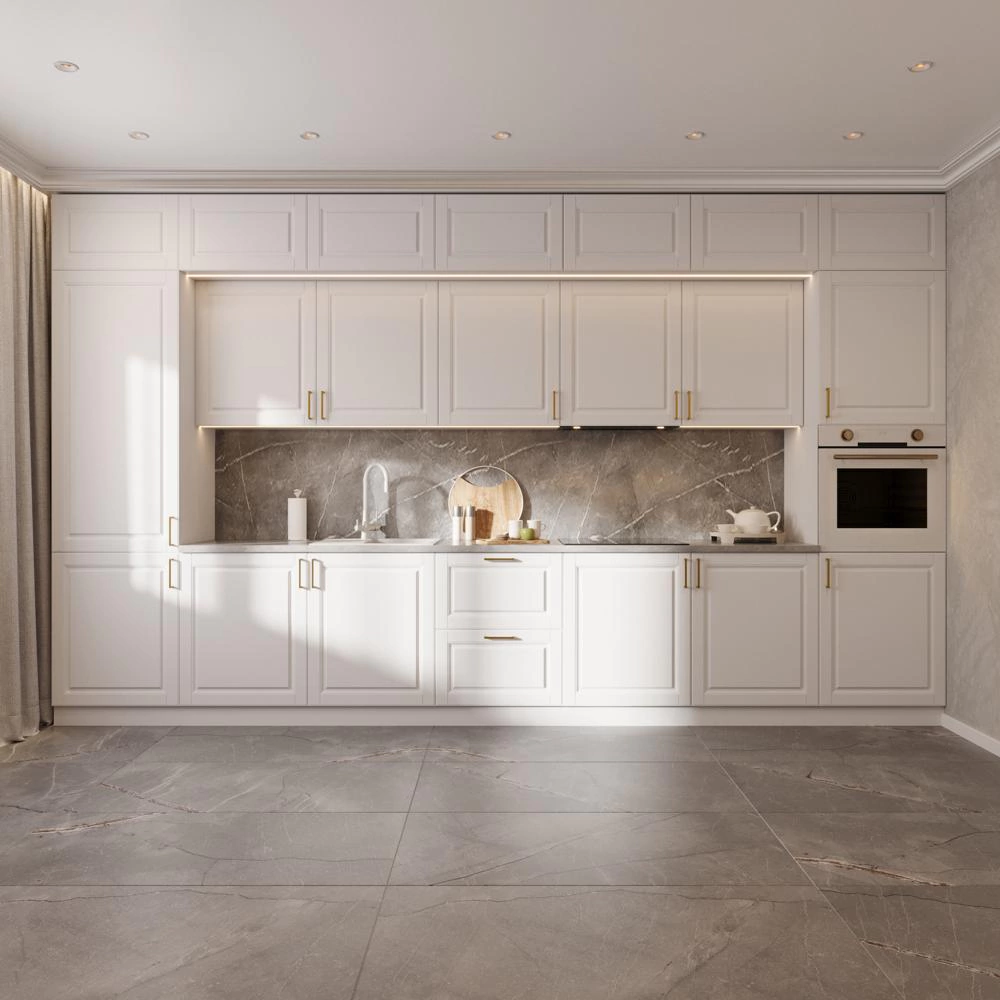 Фасад-рамка 916х396 мм Классика белая