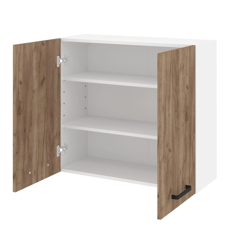 Шкаф навесной KITRO Дуб Табачный 80 см