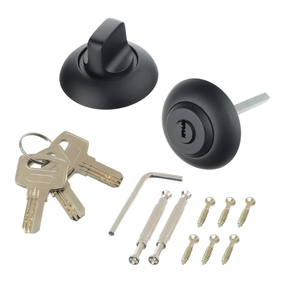 Завертка под ключ RENZ круглая черная