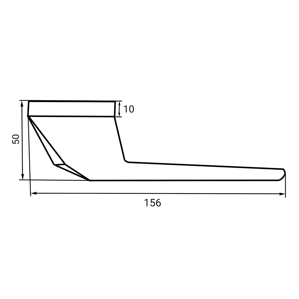 Дверные ручки RENZ Бавено графит