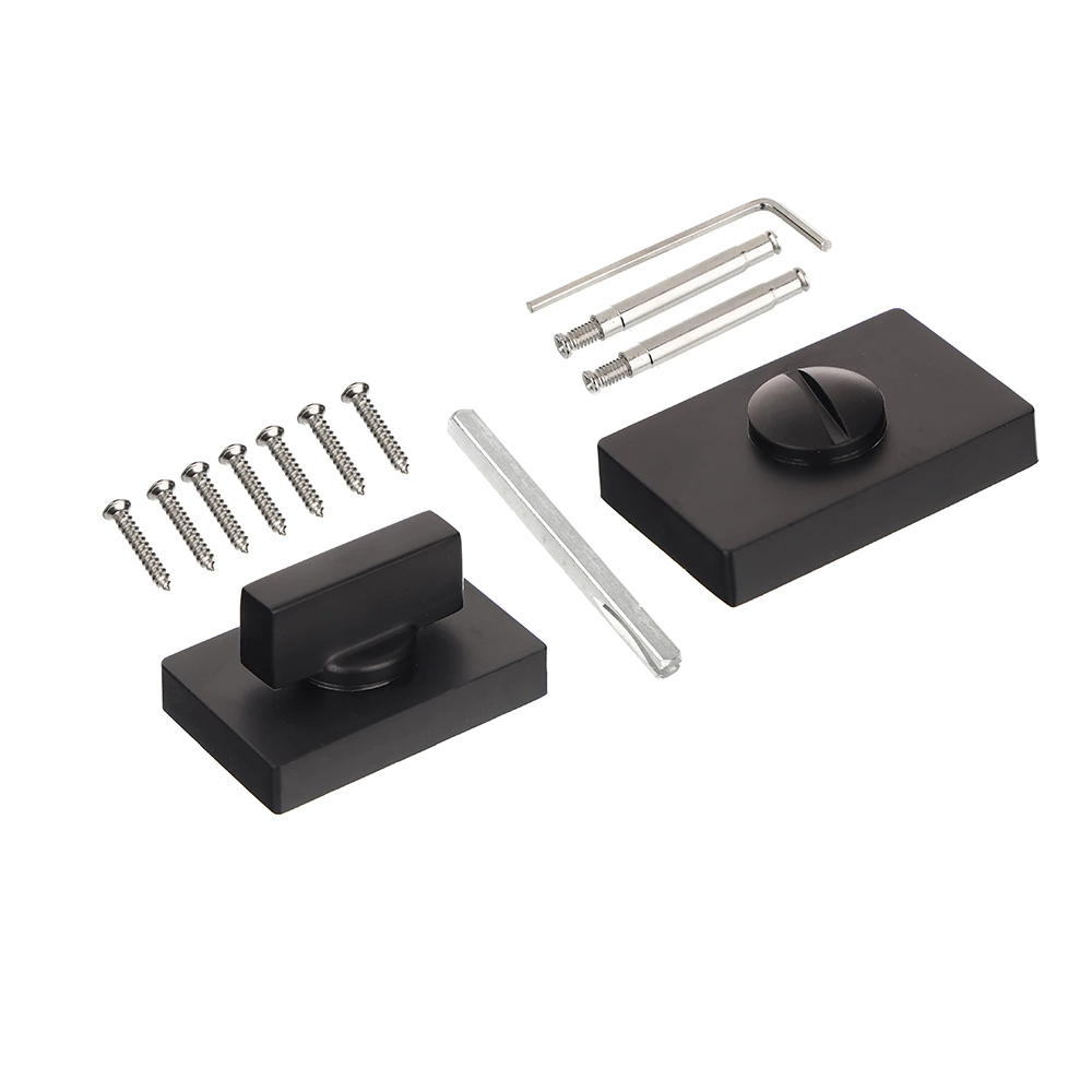 Дверные накладки с заверткой RENZ 01 черные