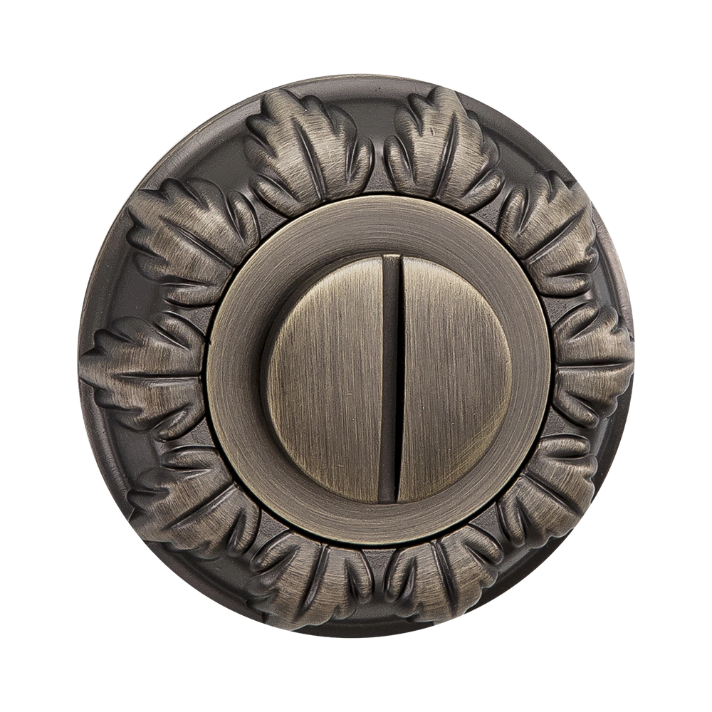 Дверные накладки с заверткой RENZ Глория бронза матовая