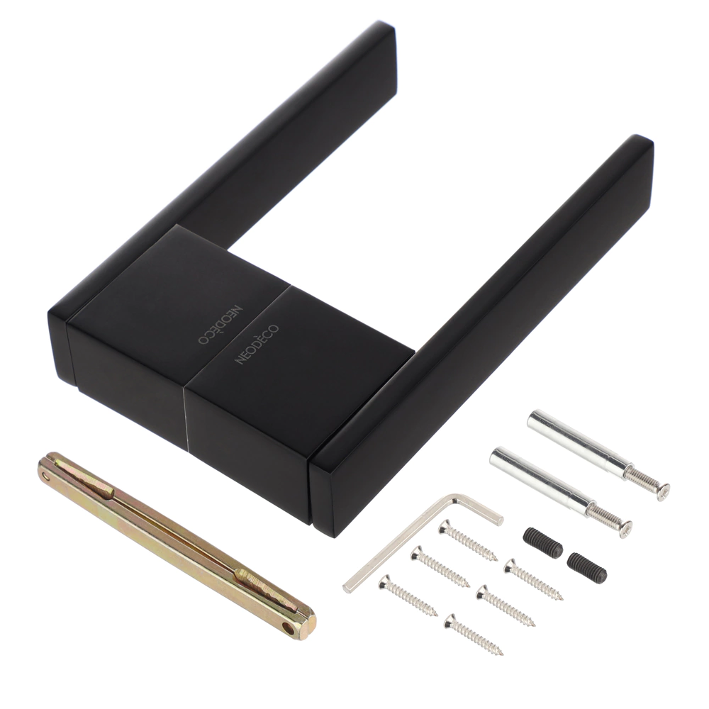 Дверные ручки NEODECO Ultramarine Z черные