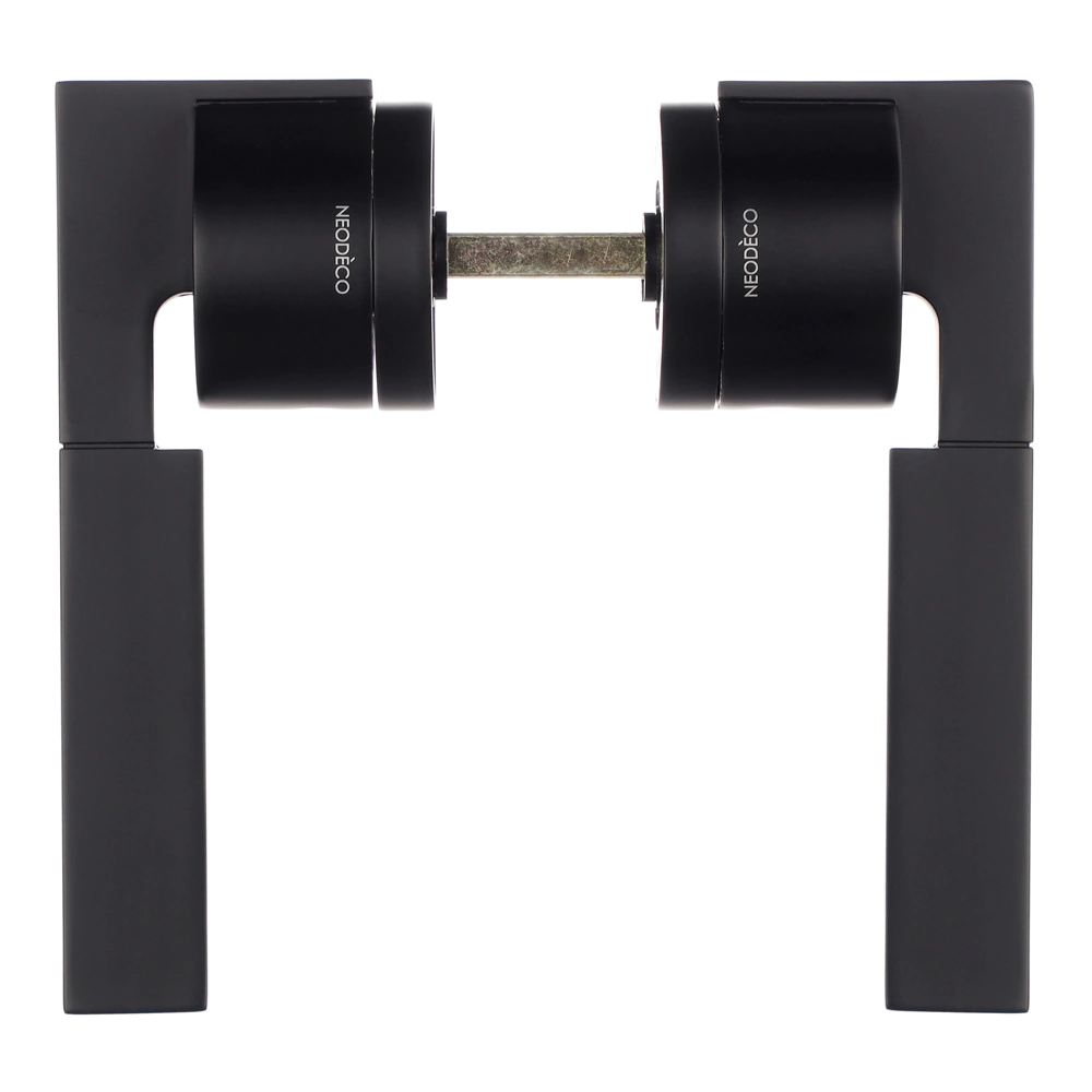 Дверные ручки NEODECO Pansy Z черные