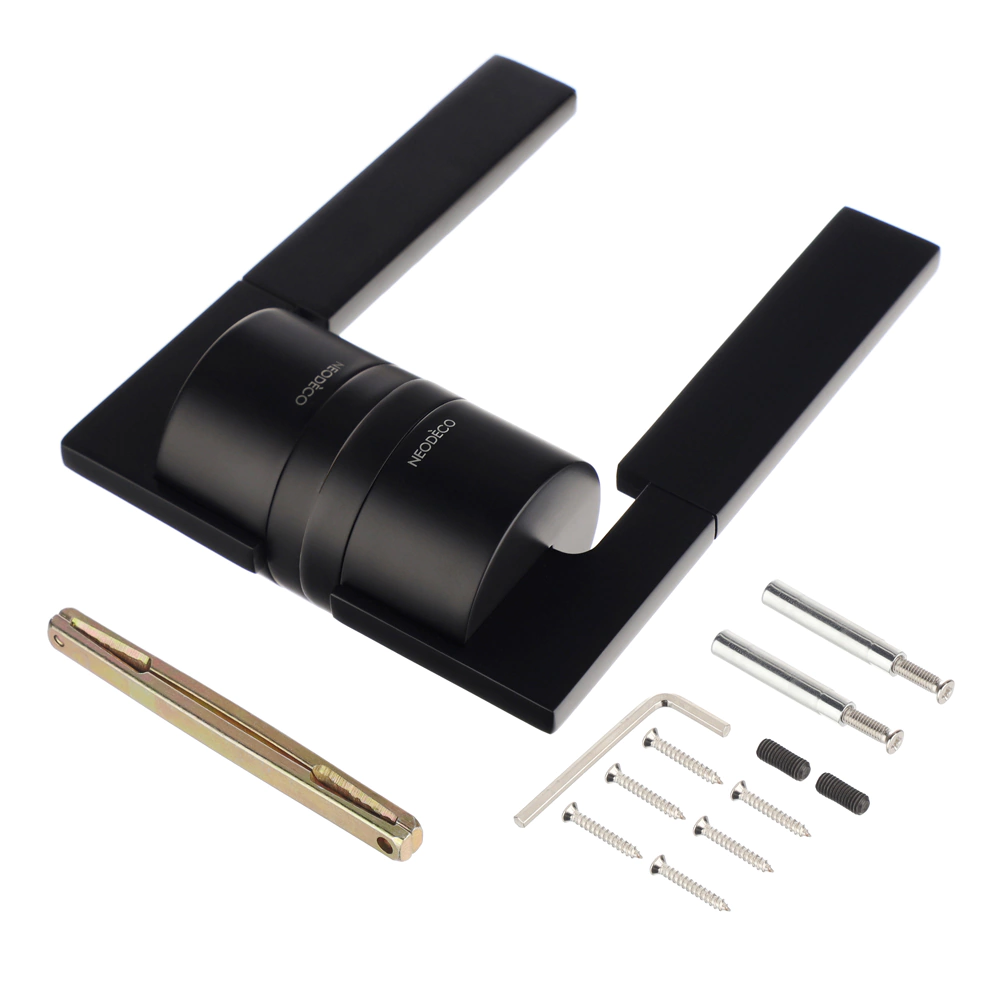 Дверные ручки NEODECO Pansy Z черные