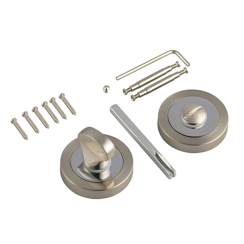 Дверные накладки с заверткой NEODECO Z52WC никель