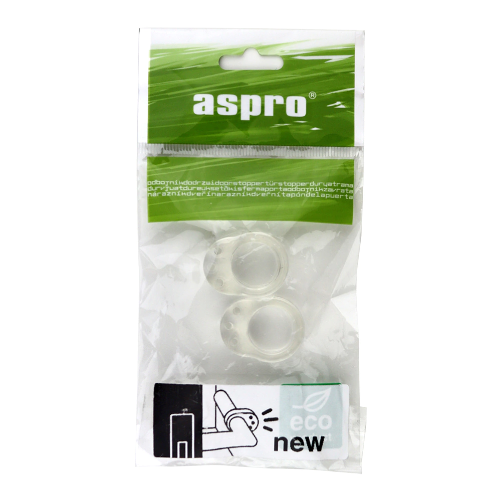 Демпферы для дверных и оконных ручек прозрачные 2 шт