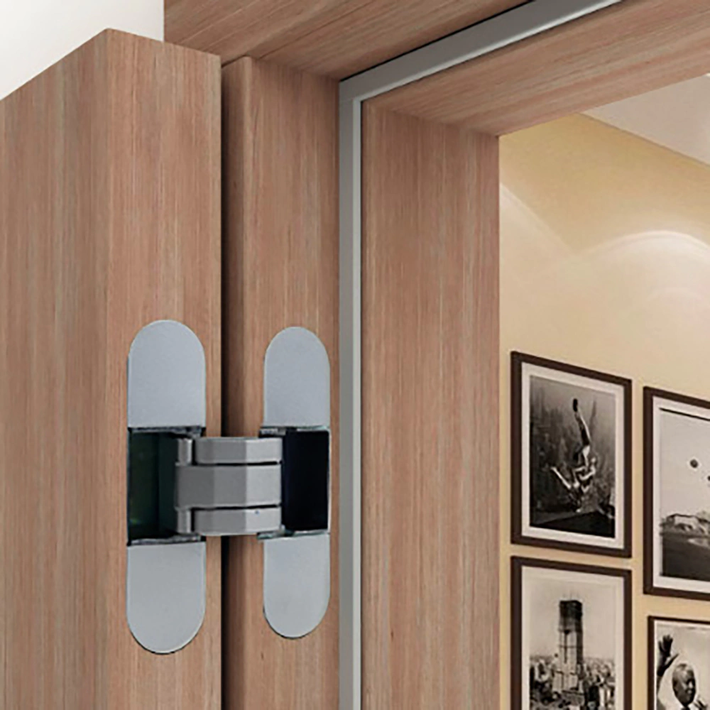 Петля врезная скрытой установки APECS 110х30 мм с 3D регулировкой хром матовый