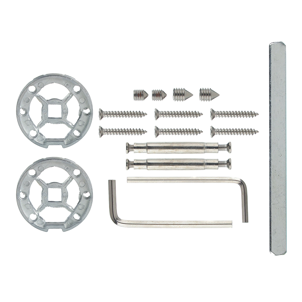 Дверные накладки с заверткой Lokker EN черный никель