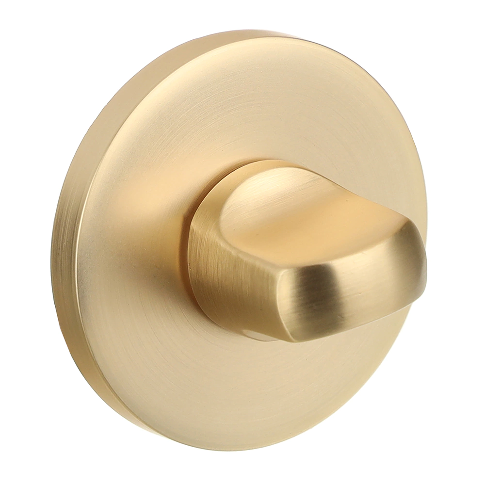 Дверные накладки с заверткой круглые Lokker EZ сатинированное золото