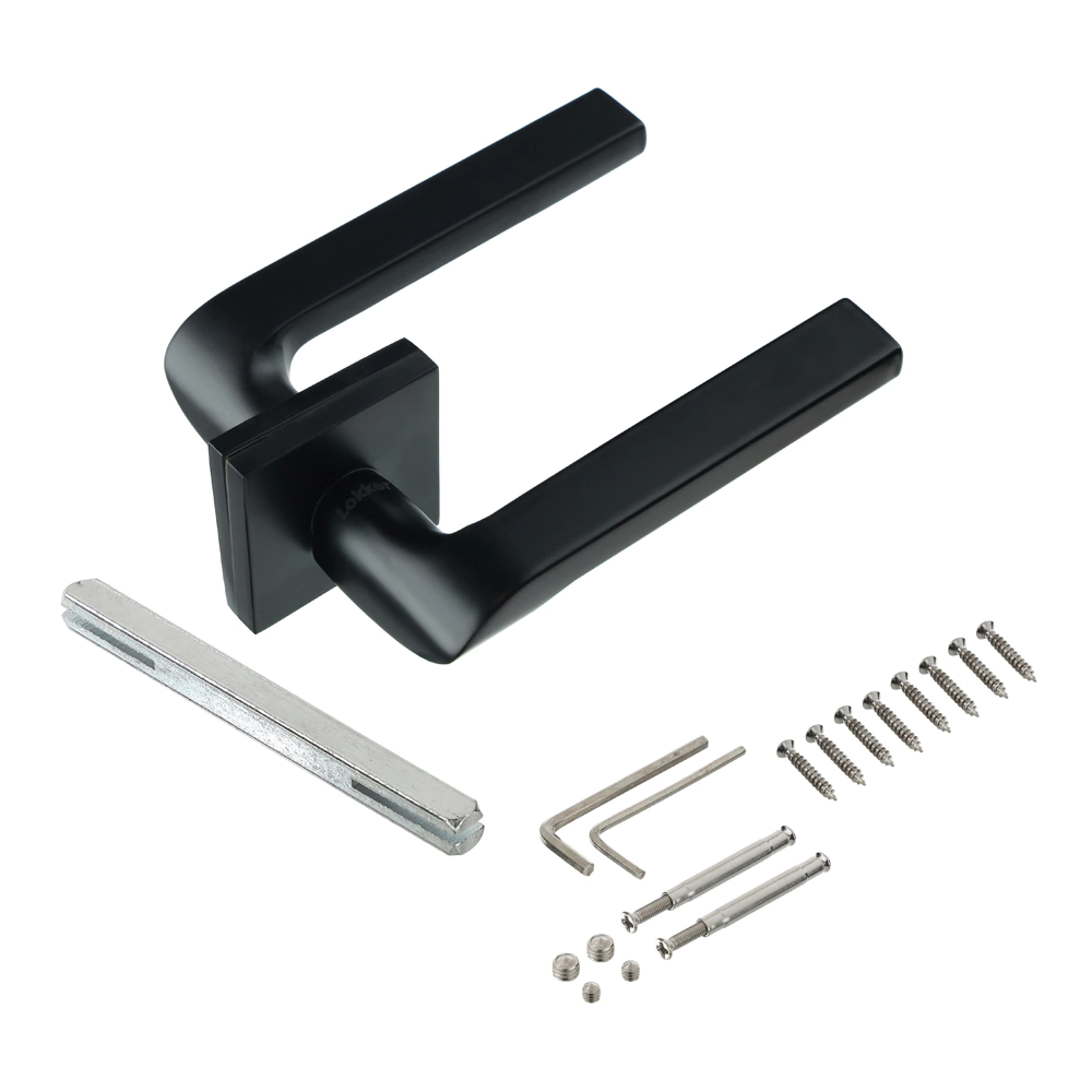 Дверные ручки Lokker Flame EN черные