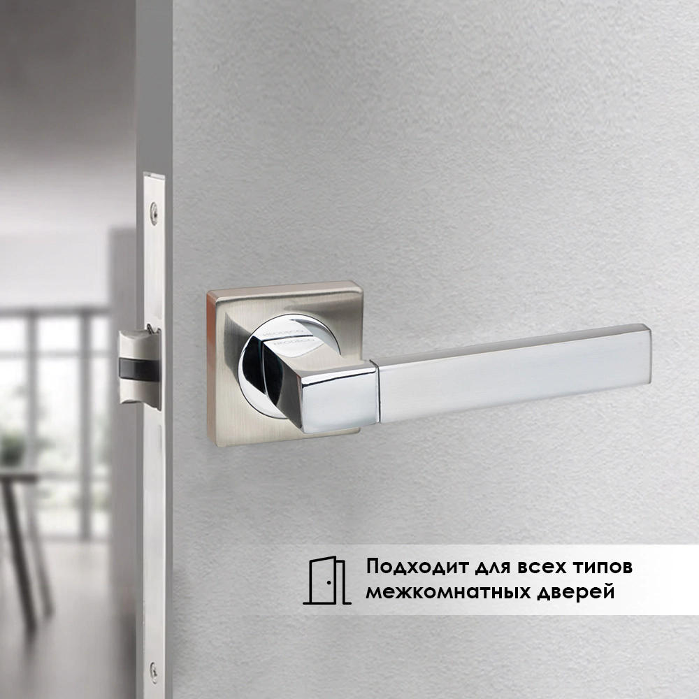 Дверные ручки Lokker Graystone EF никель