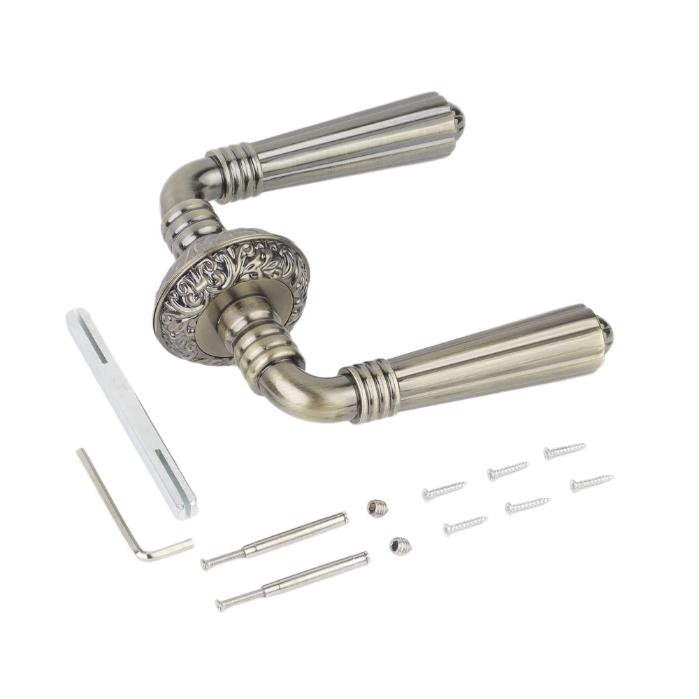 Дверные ручки Аллюр Эмита бронза