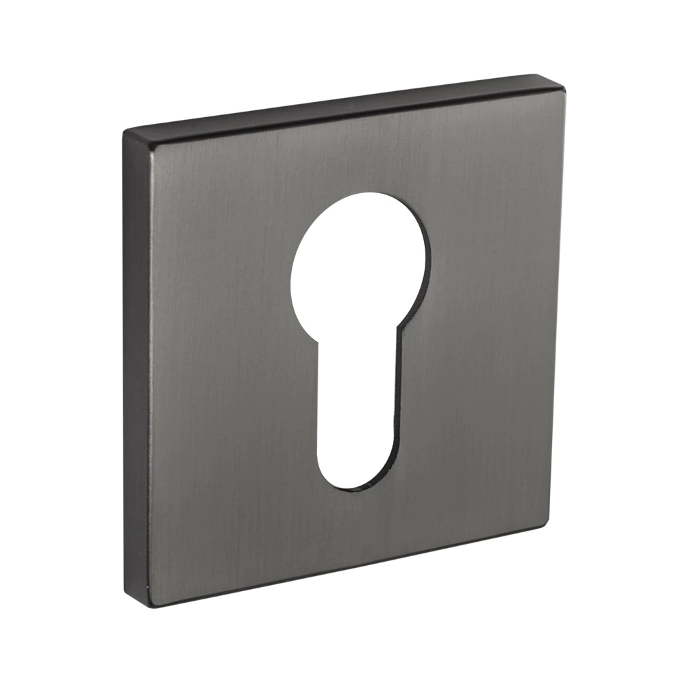 Дверные накладки под цилиндр РЕНЦ 03 slim MBN графит