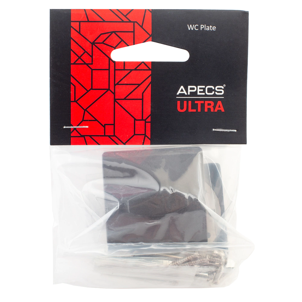 Дверные накладки с заверткой APECS Ultra WC-6020-GRF графит