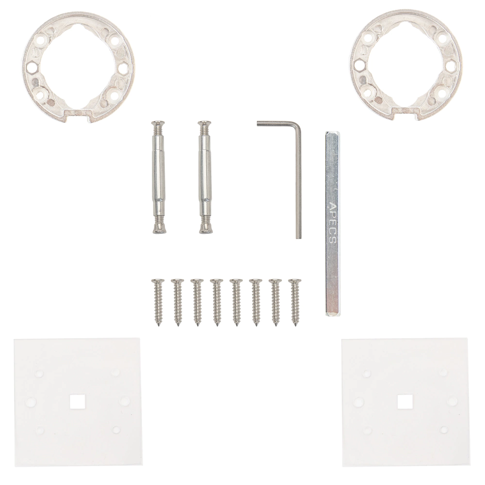 Дверные накладки с заверткой APECS Ultra WC-6020-NISM матовый никель