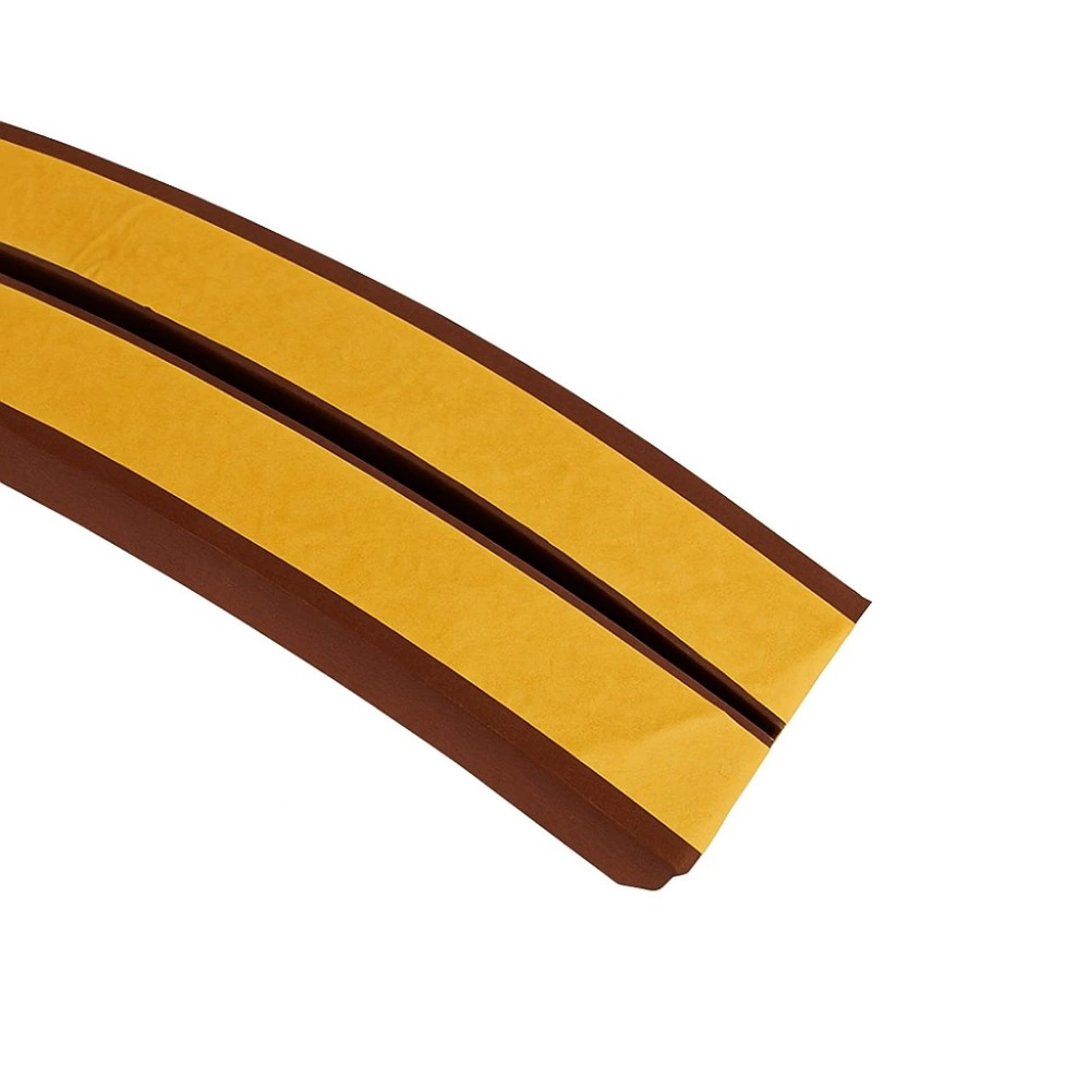 Уплотнитель самоклеящийся P-профиль для щелей 3-5 мм 6 м коричневый EPDM Sila