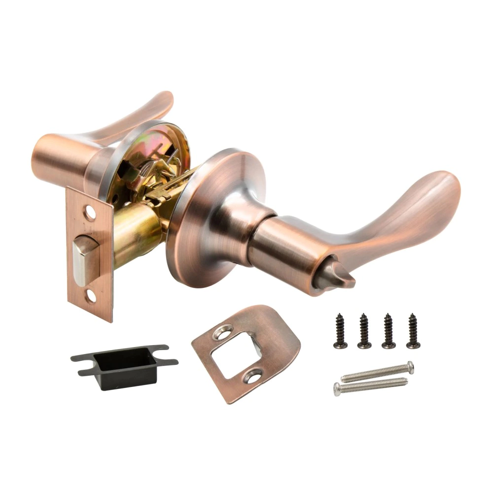 Комплект ручек с защелкой и заверткой Arsenal 891 AC BK медь