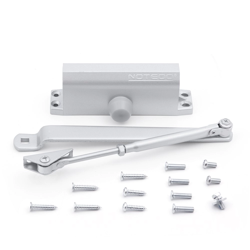 Доводчик дверной до 60 кг серебро DC-060 NOTEDO