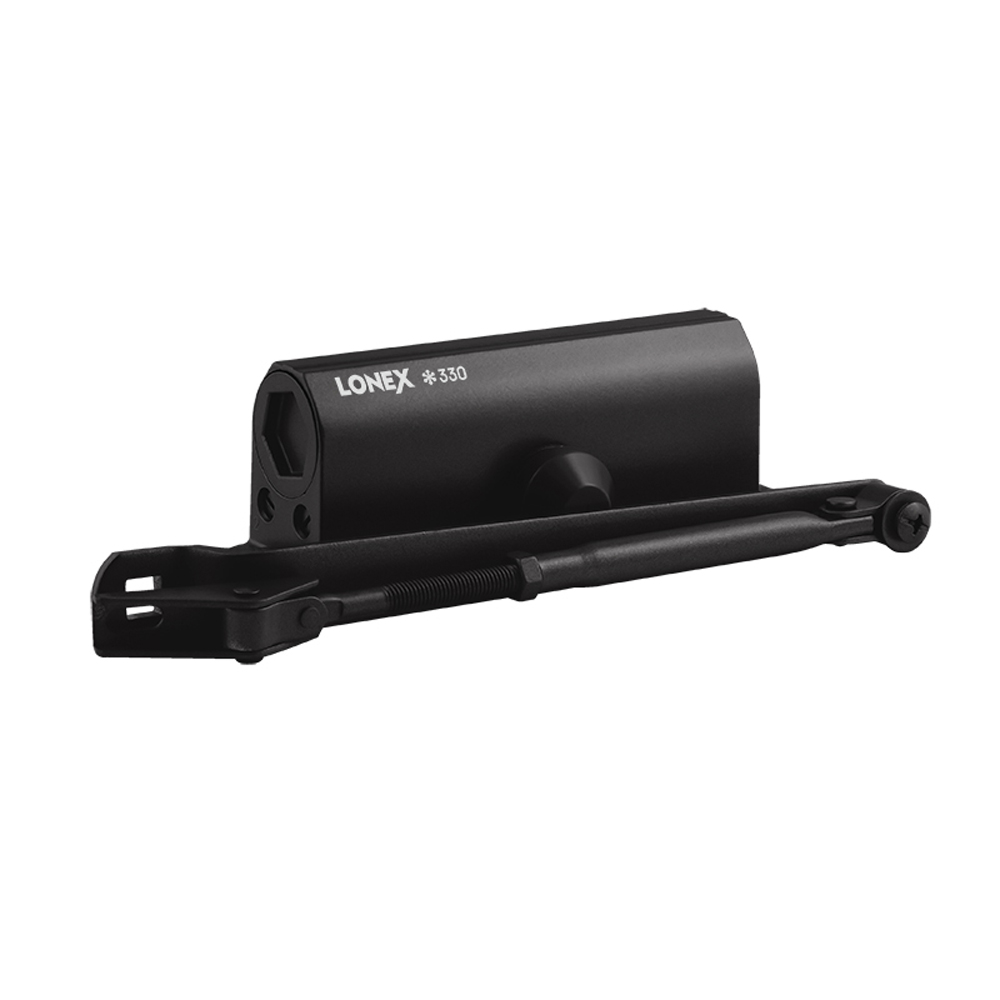 LONEX Доводчик дверной до 120 кг черный LONEX 330
