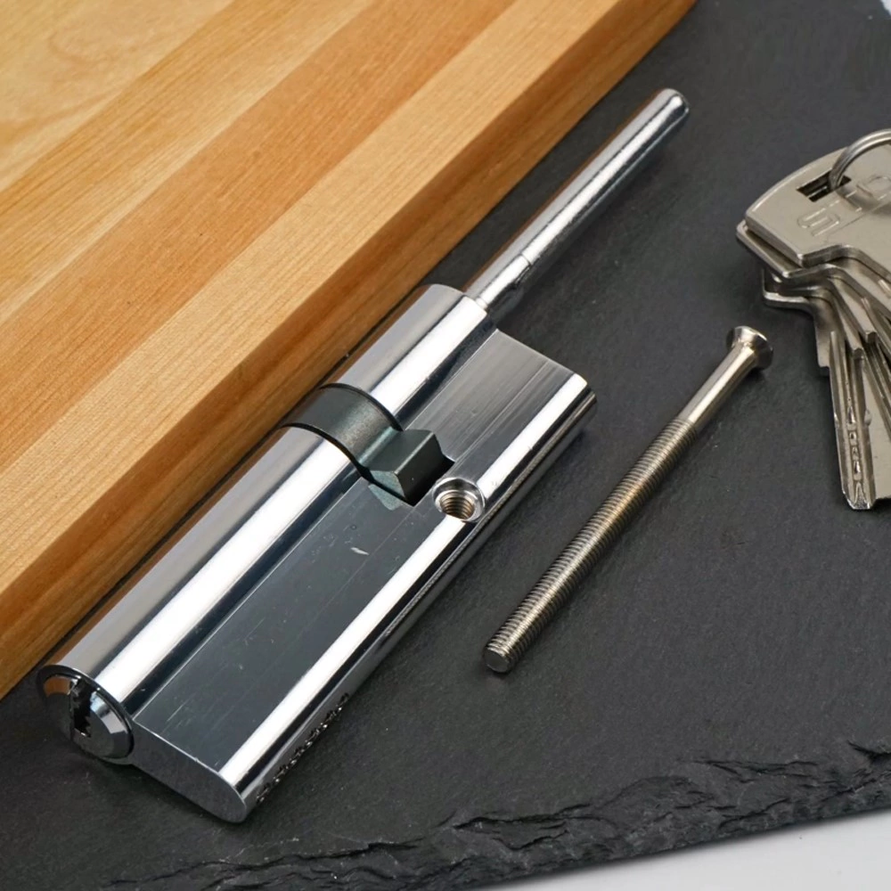 Цилиндр со штоком 55х30 мм ключ-завертка хром НОРА-М STD Z ЛП