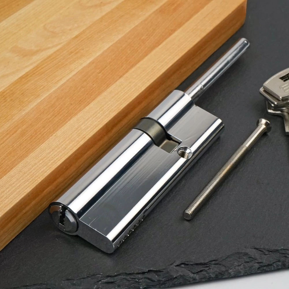 Цилиндр со штоком 60х30 мм ключ-завертка хром НОРА-М STD Z ЛП