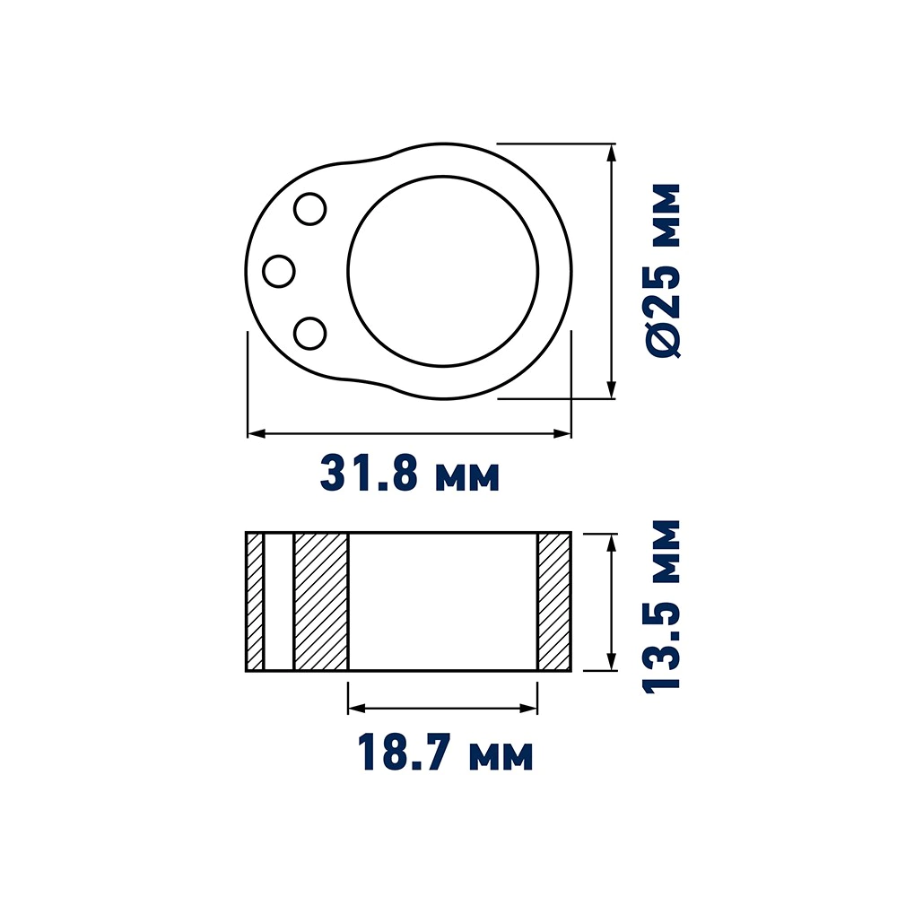 Стопор дверной на ручку 4 шт силиконовый
