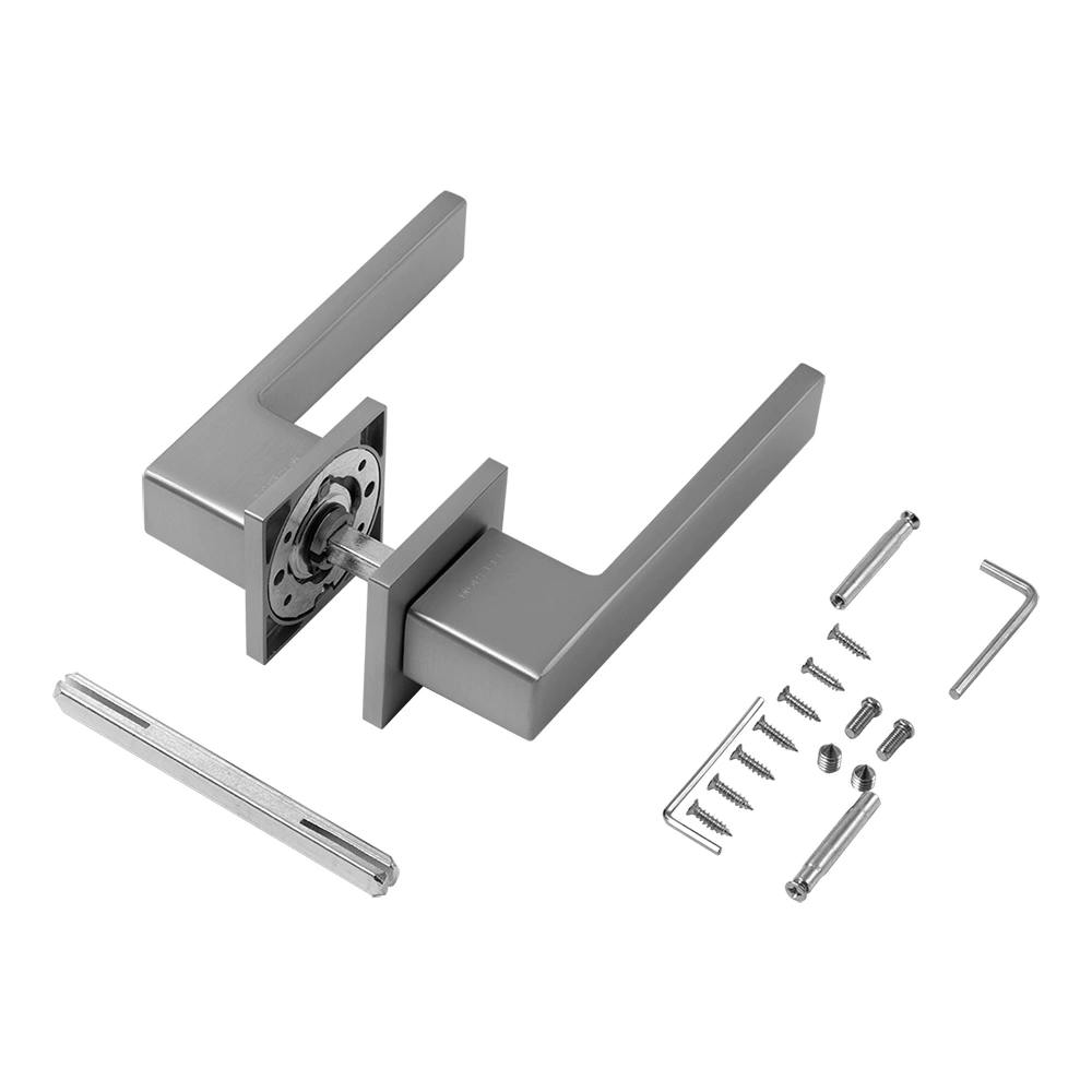 Ручки дверные сатинированный хром Morelli Lot MH-56-S6 SSC