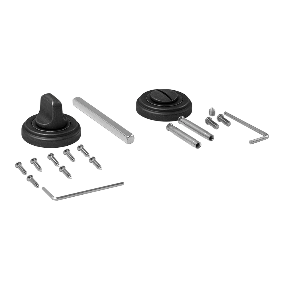 Дверные накладки с заверткой серебро Morelli MH-WC-CLASSIC OMS