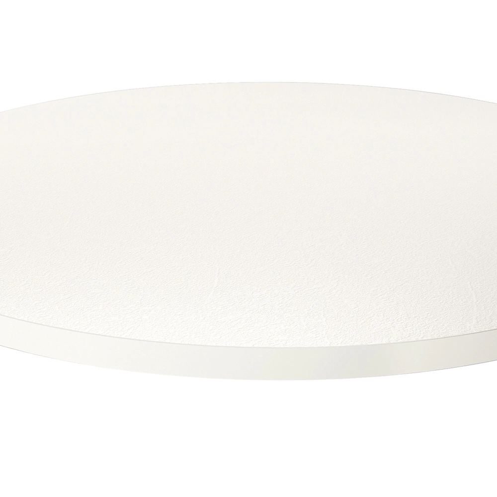 Столешница для кухонного стола d800х26 мм Белая