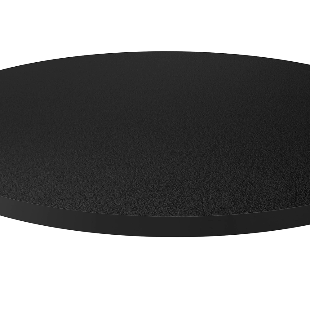 Столешница для кухонного стола d800х26 мм Черная