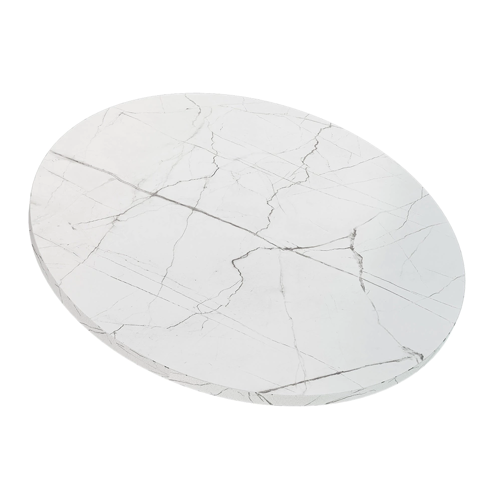 Столешница для кухонного стола Кристалл Белый D780х25 мм