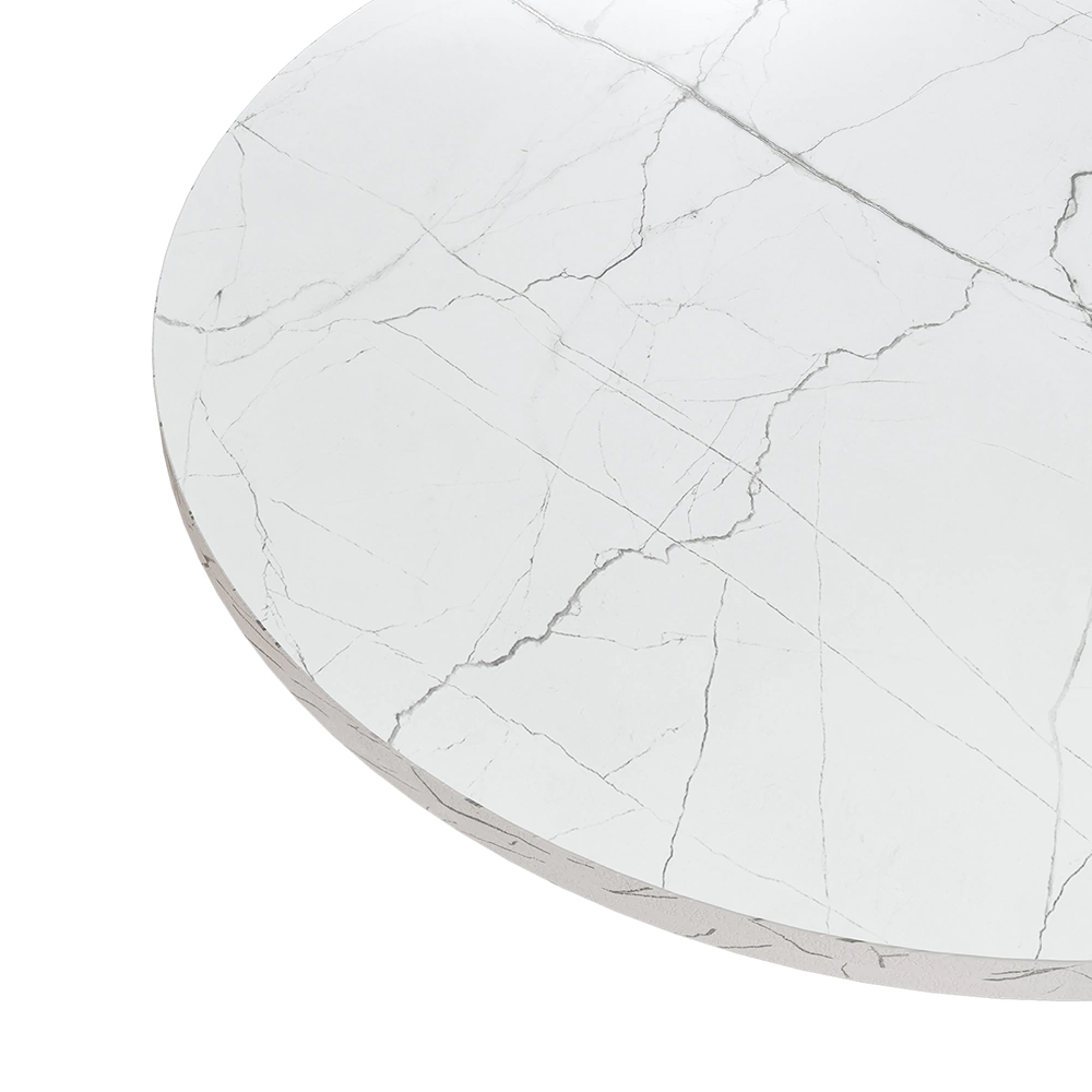 Столешница для кухонного стола Кристалл Белый D780х25 мм