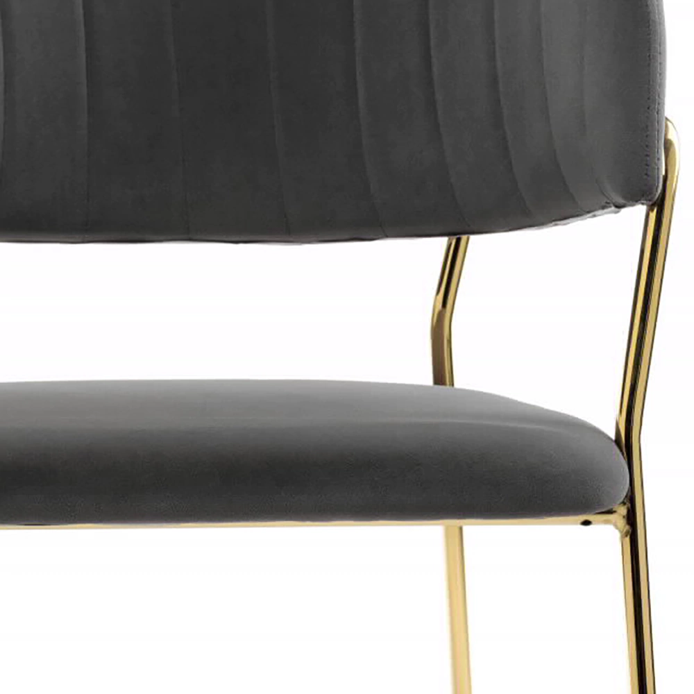 Стул кухонный Камелия 57х54х80 см серый