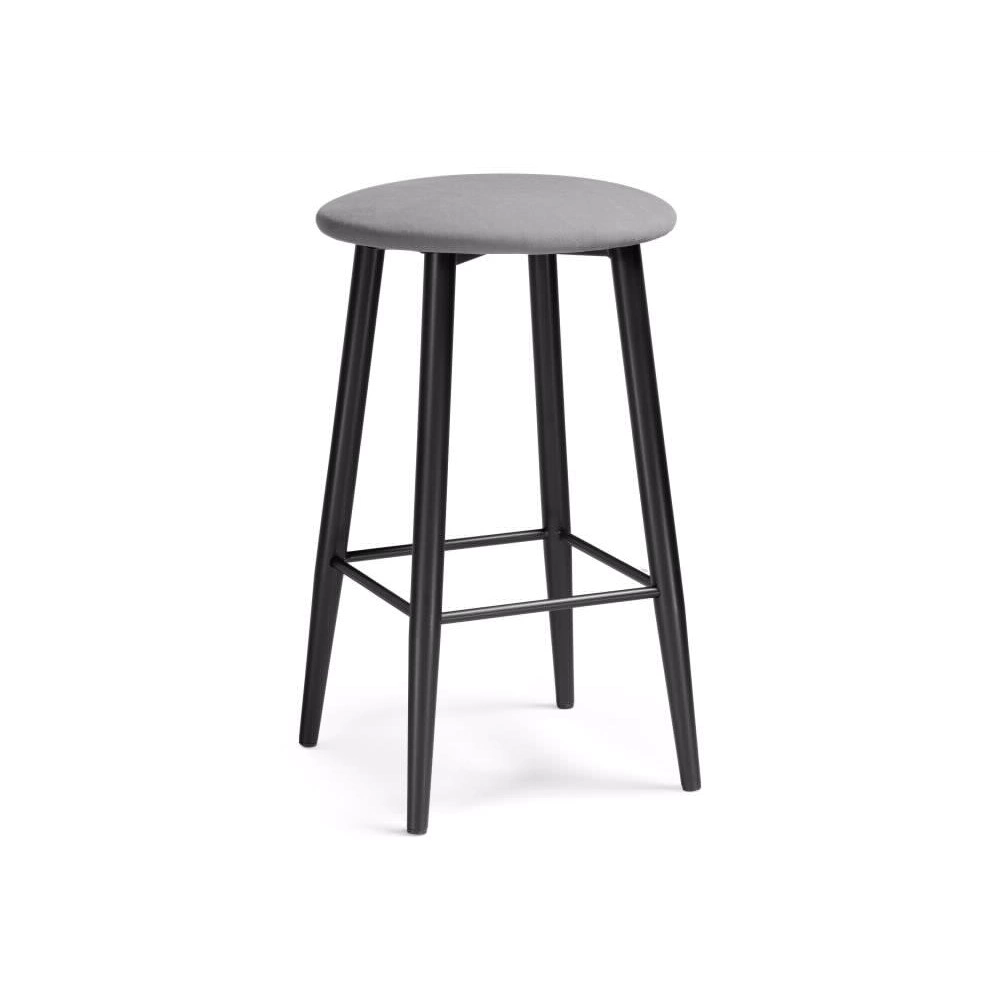 Полубарный стул Гангток 38х38х62 см серый