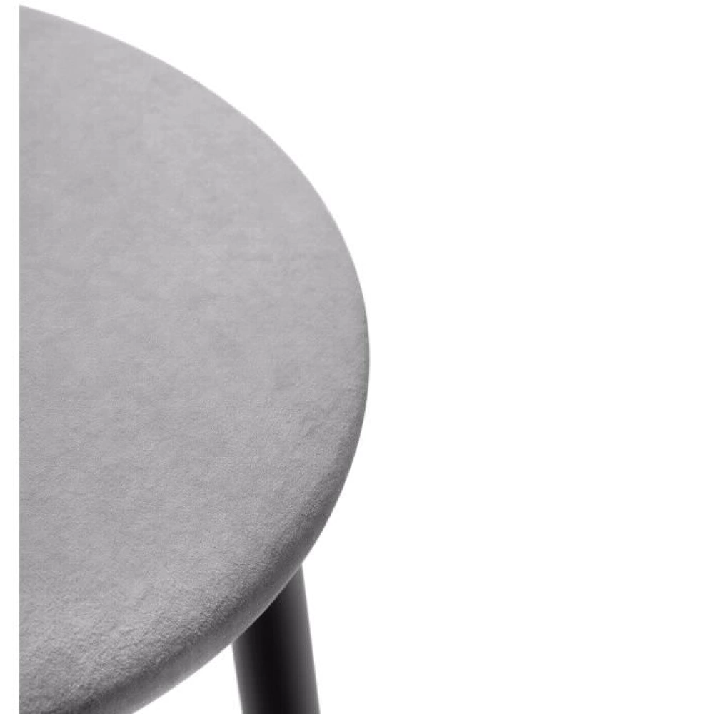 Полубарный стул Гангток 38х38х62 см серый