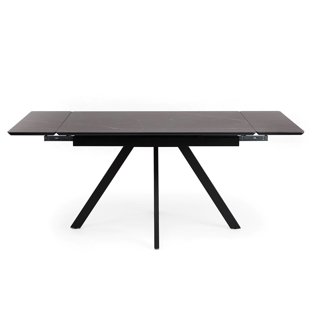 Стол кухонный раздвижной 120(180)х80 см черный