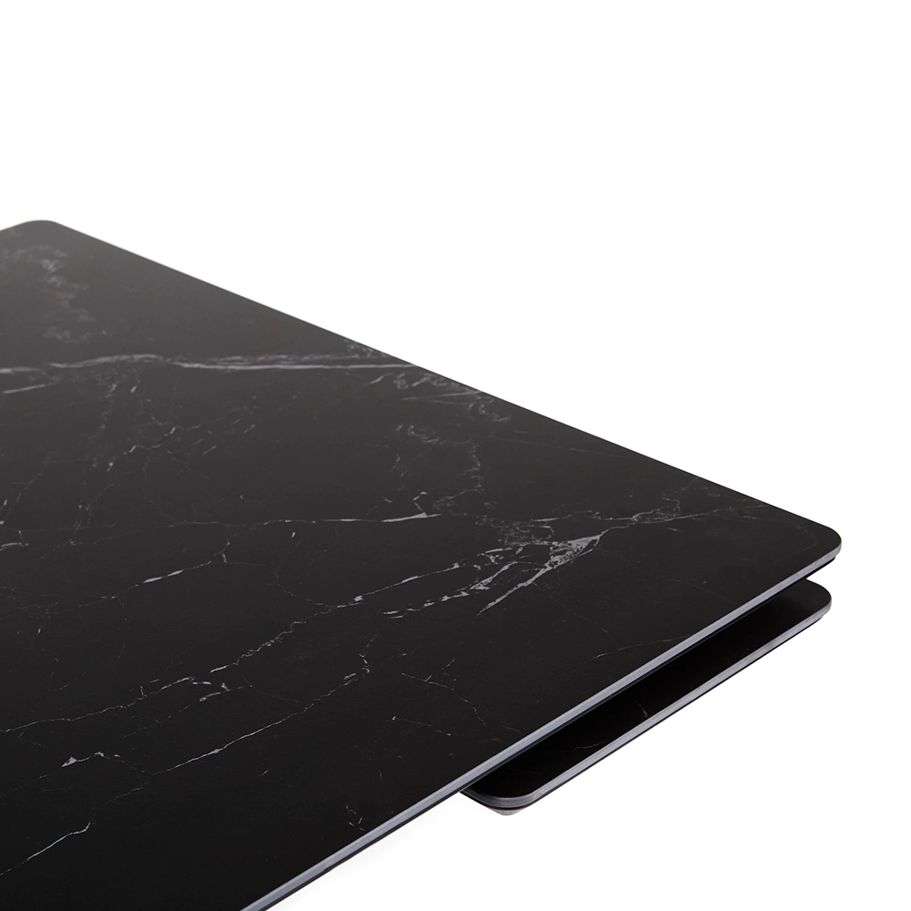 Стол кухонный раздвижной 120(180)х80 см черный