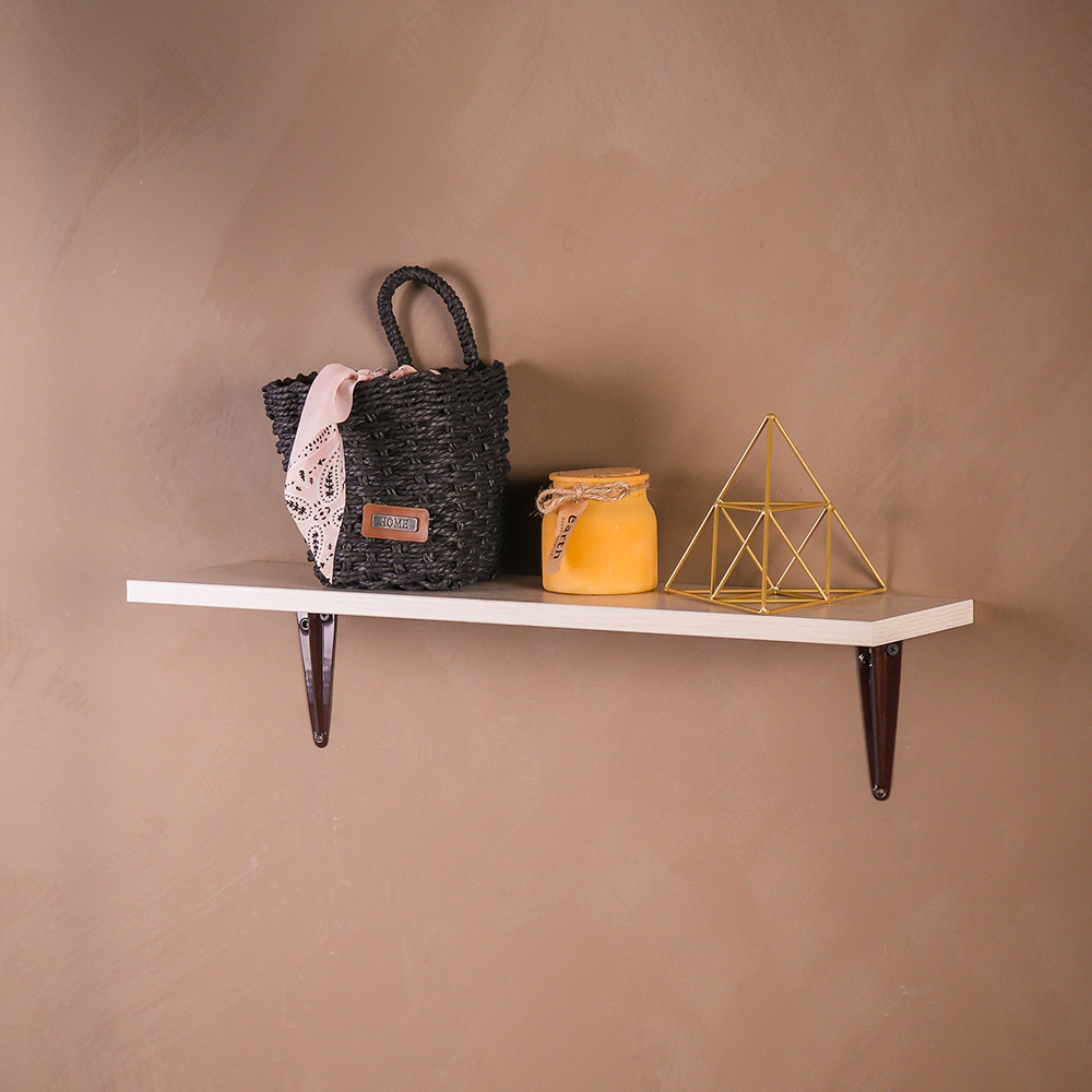 Кронштейн Практик 125х100 мм коричневый нагрузка до 9,5 кг