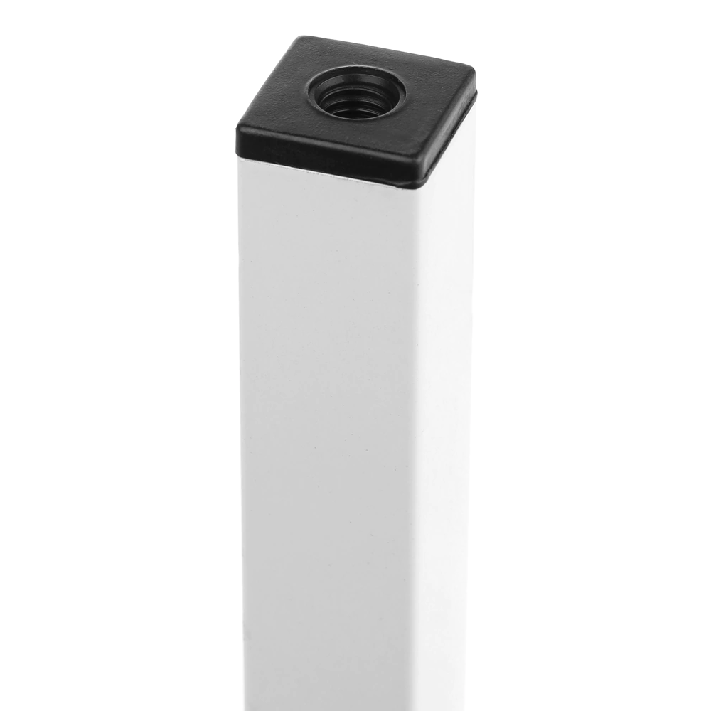 Опора для стола квадратная 400х25х25 мм белая