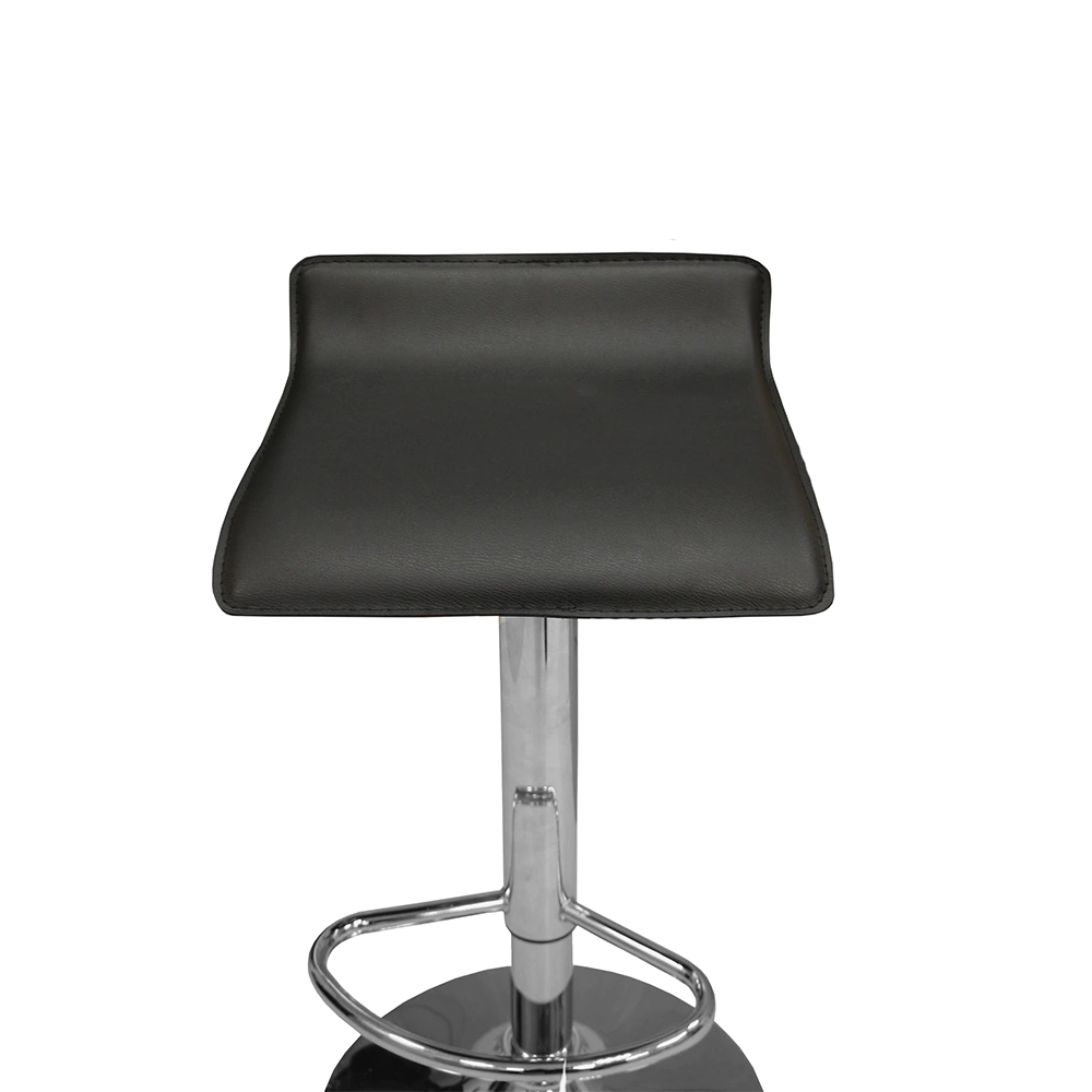 Сиденье барного стула спинка 8 см черное