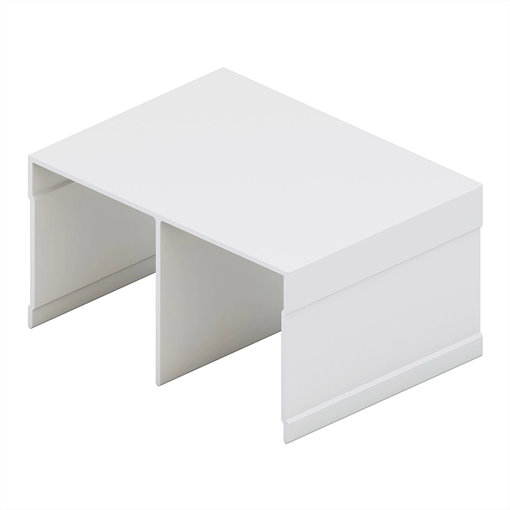 Направляющие для дверей-купе L 1183 мм верх/низ алюминий белый муар