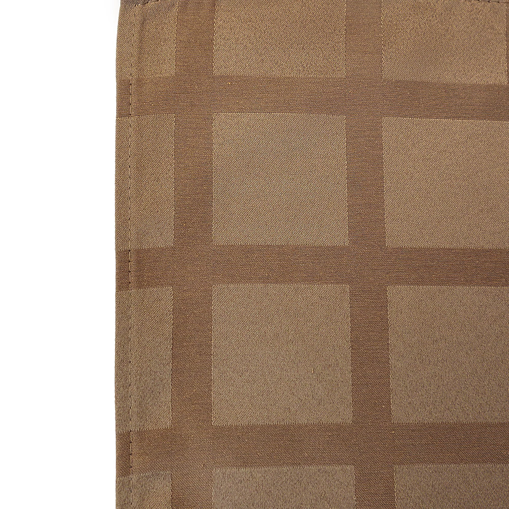 Скатерть жаккардовая с водоотталкивающей пропиткой Клетка 150х180 см капучино