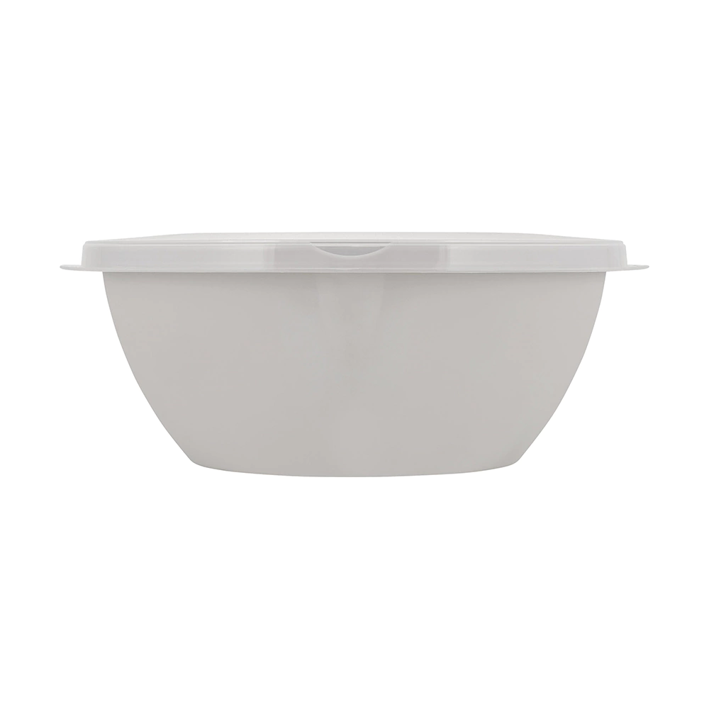 Миска с крышкой BERGEN 2 л пластик светло-серый