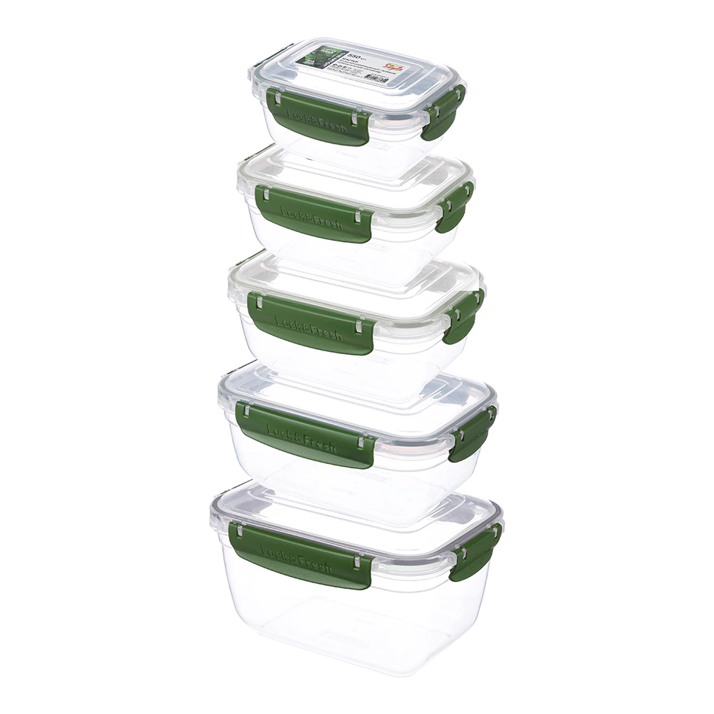 Контейнер герметичный для продуктов Green 0,8 л пластик