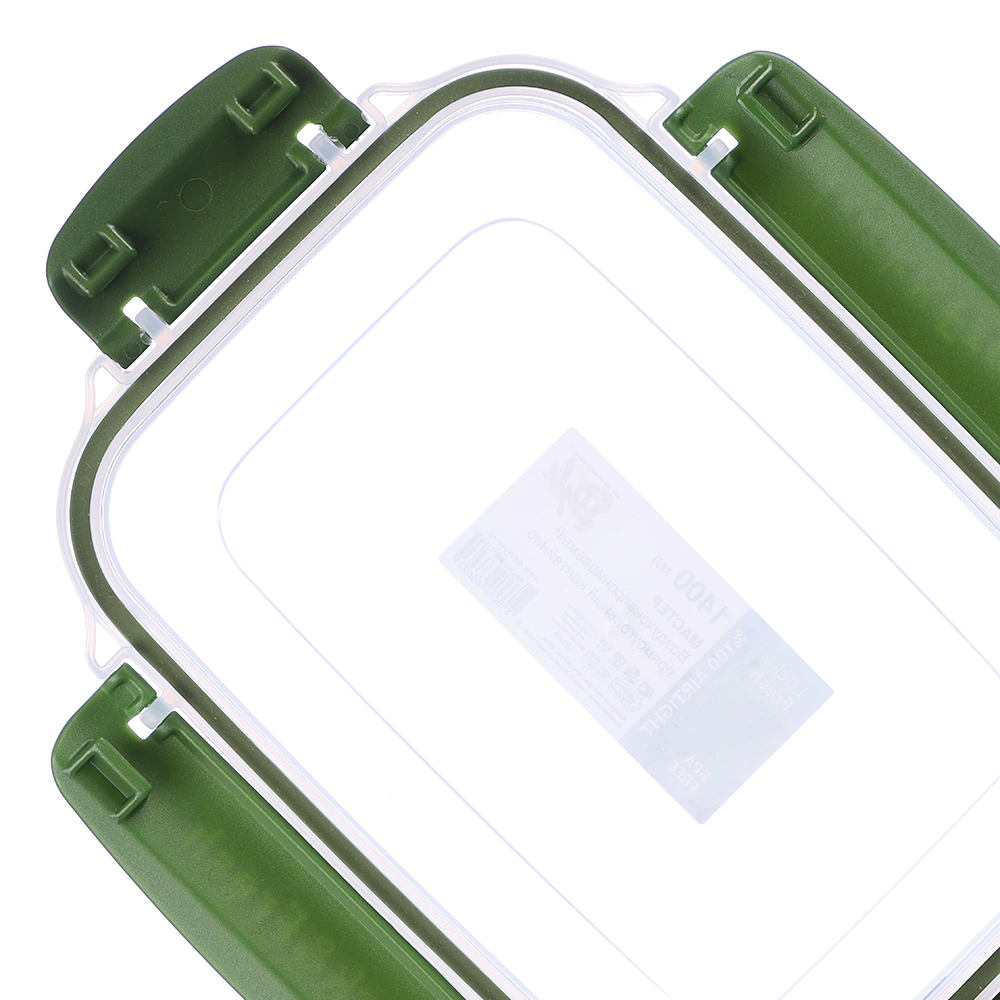 Контейнер герметичный для продуктов Green 1,4 л пластик
