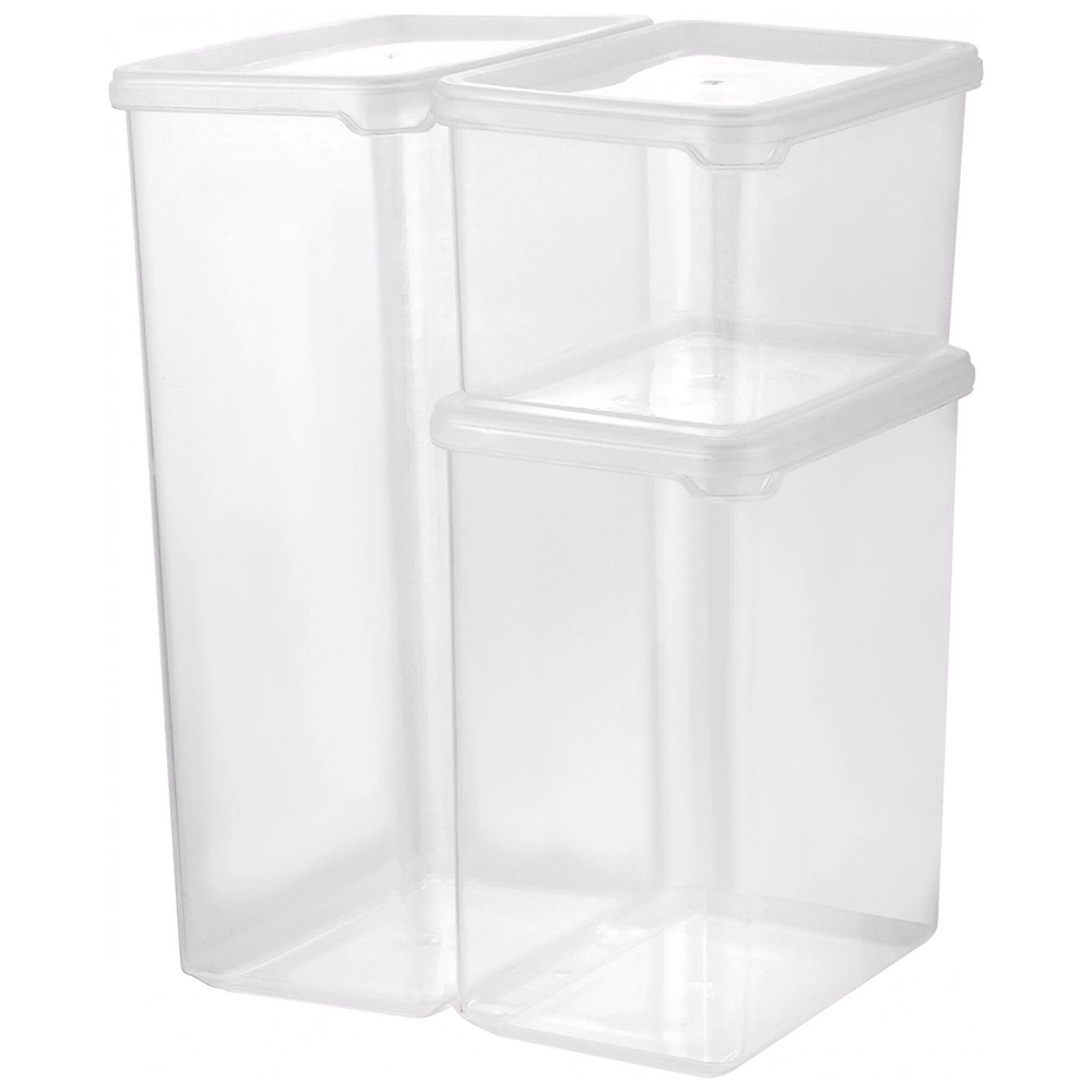 Банка для сыпучих продуктов HELSINKI 1,1 л пластик прозрачный