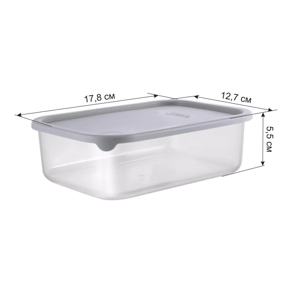 Контейнер для продуктов негерметичный 1 л Маус пластик Sugar&Spice