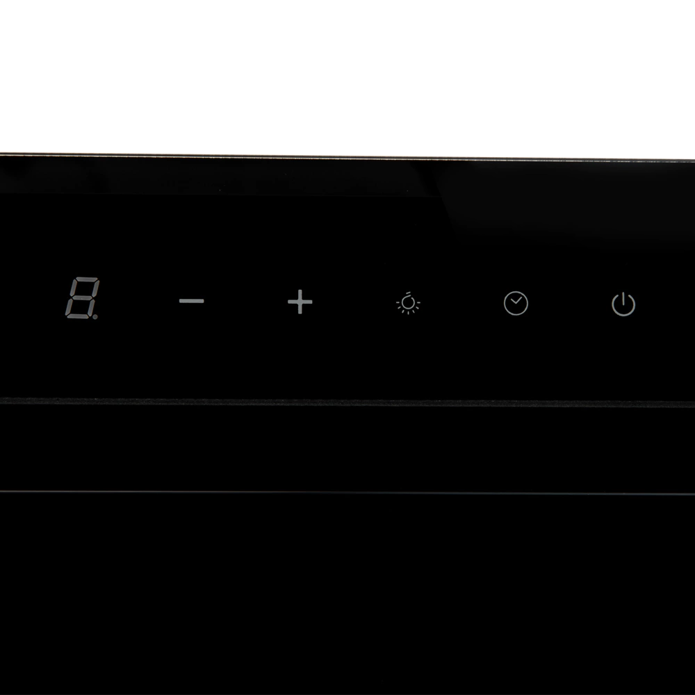 Вытяжка встраиваемая Oasis UL-52BG 60 см 1050 м3/ч черное стекло