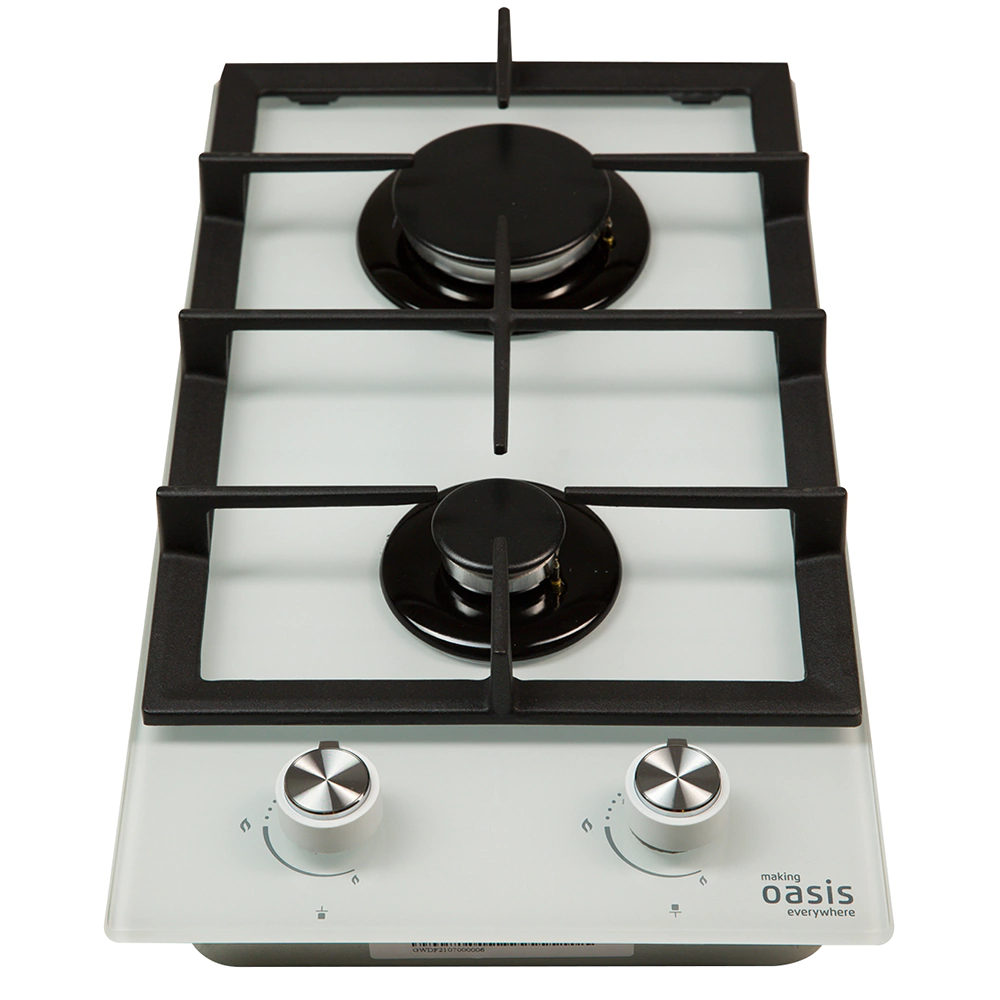 Газовая варочная панель Oasis P-GWD белая 30 см